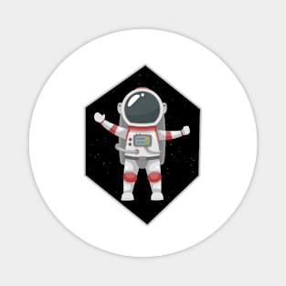 astronaut ILLUSTRATION Magnet